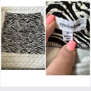Women’s zebra skirt